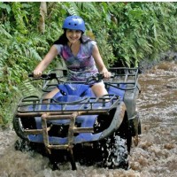 Quad Bike In The River
